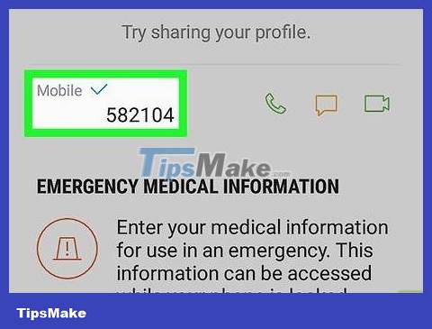 How to How to view phone number on Samsung Galaxy device Picture 8