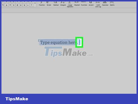 How to Insert Equations in Microsoft Word Picture 27