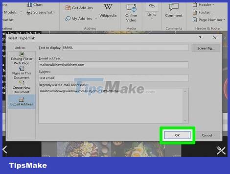 How to Insert Hyperlinks in Microsoft Word Picture 12