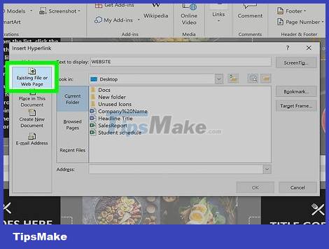 How to Insert Hyperlinks in Microsoft Word Picture 3