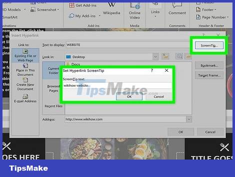How to Insert Hyperlinks in Microsoft Word Picture 5