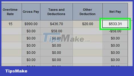 How to Make Payroll on Excel in the US Picture 18