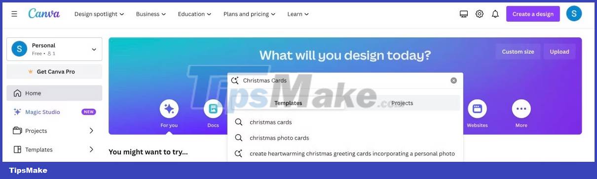 How to make quick and easy Christmas cards using Canva Picture 1