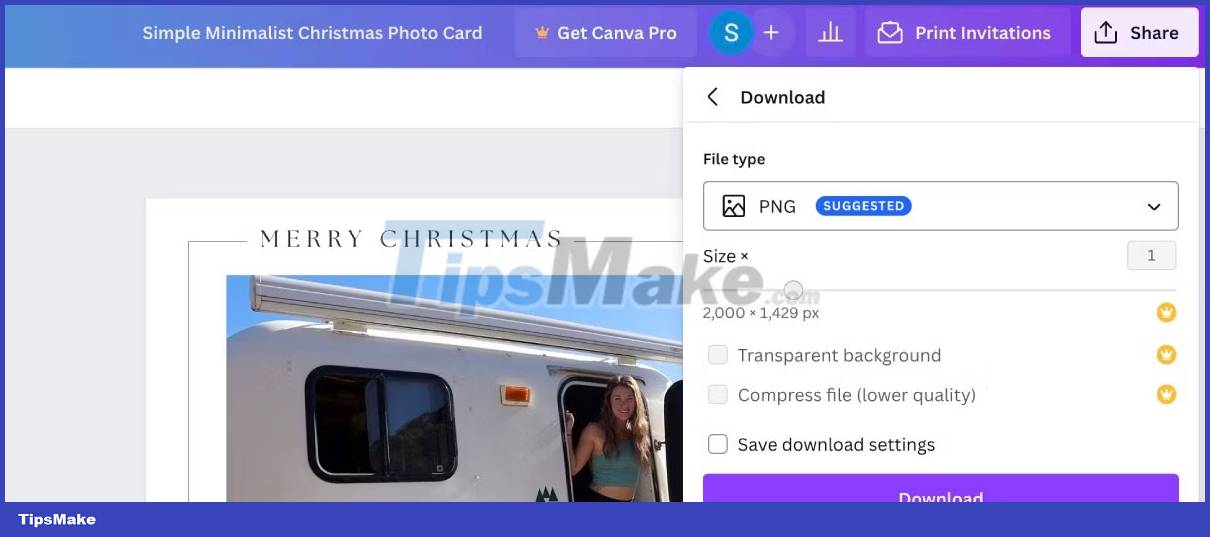 How to make quick and easy Christmas cards using Canva Picture 7
