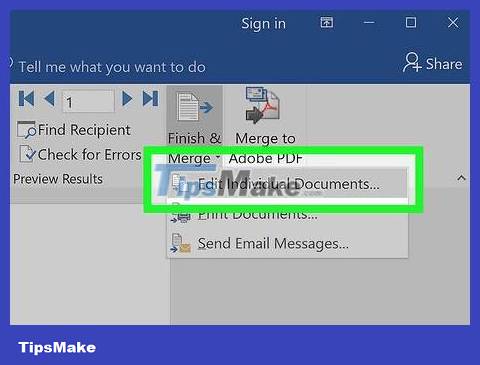 How to Merge Mail in Microsoft Word Picture 20