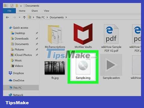 How To Open Img Files On Windows Or Mac Computer - TipsMake.com