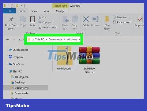 How to Open Zip Files - TipsMake.com