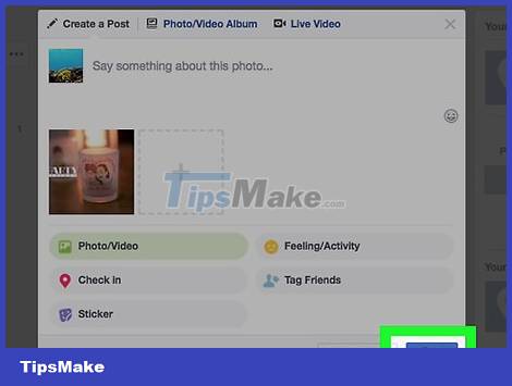 how to post new photo on facebook