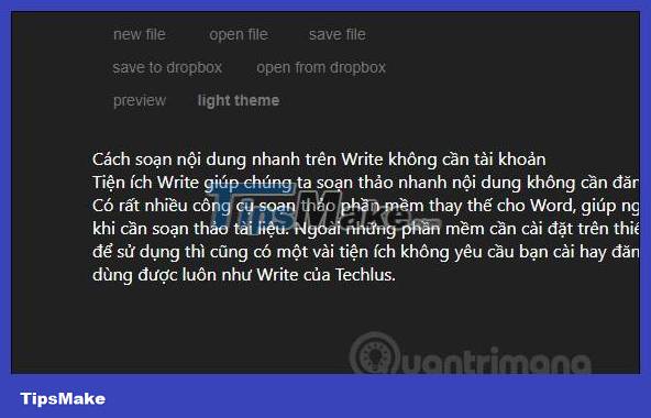 How to quickly compose content on Write without an account Picture 7