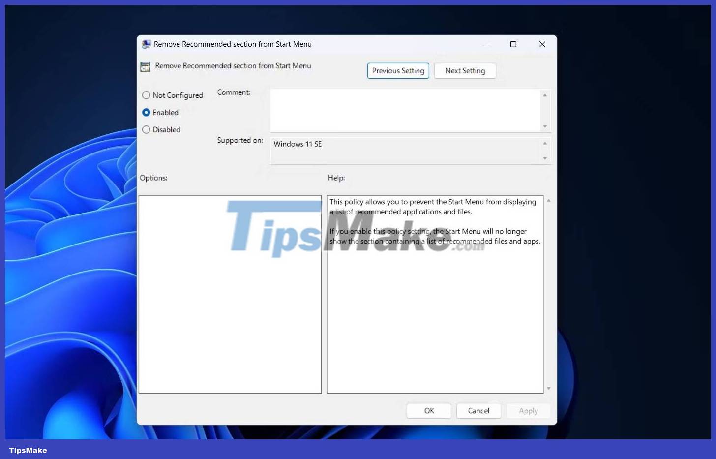 How to remove the Recommended section of the Start menu in Windows 11 Picture 2