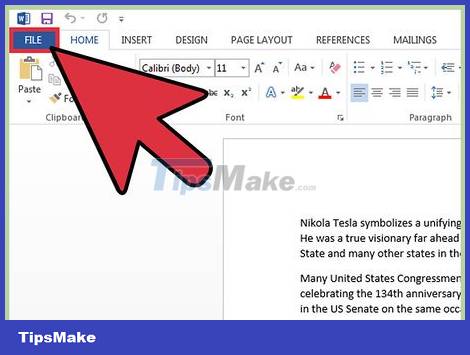 How To Save Microsoft Word Documents - TipsMake.com