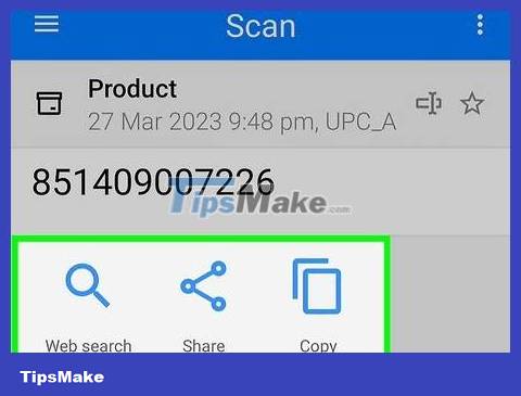 How to Scan barcodes using the Barcode Scanner application on Android phones Picture 15