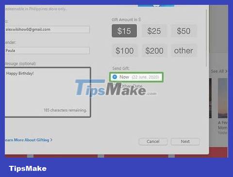 How to Send iTunes Credit Picture 8