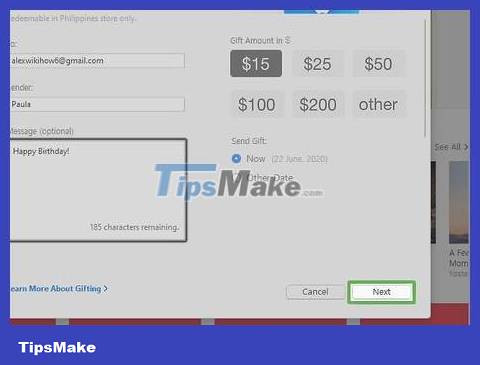 How to Send iTunes Credit Picture 9