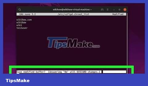 How To Set Up An FTP Server On Ubuntu Linux - TipsMake.com