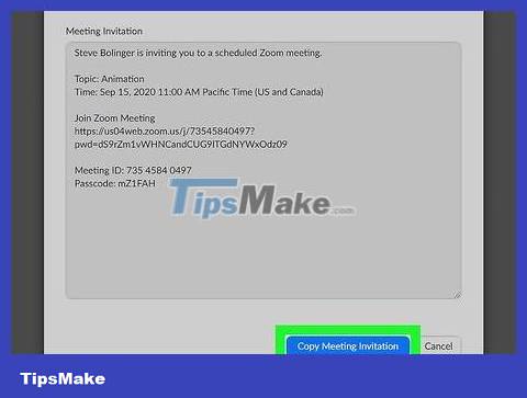 How to Share a Zoom Meeting Link Picture 5