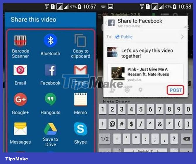How to share videos on TubeMate in 3 steps Picture 3
