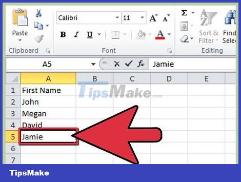 How to Sort Cells Alphabetically in Excel - TipsMake.com