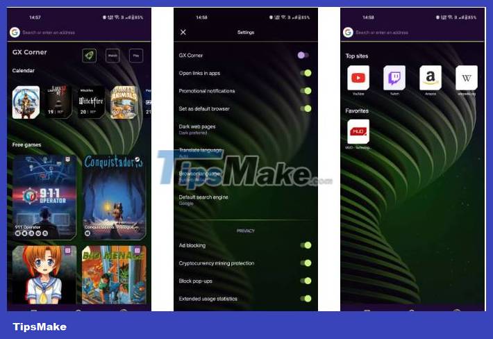 How to speed up Opera GX on Android Picture 5
