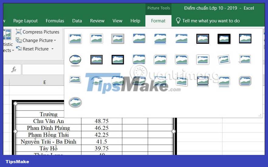 How to take screenshots with Excel is extremely simple Picture 9