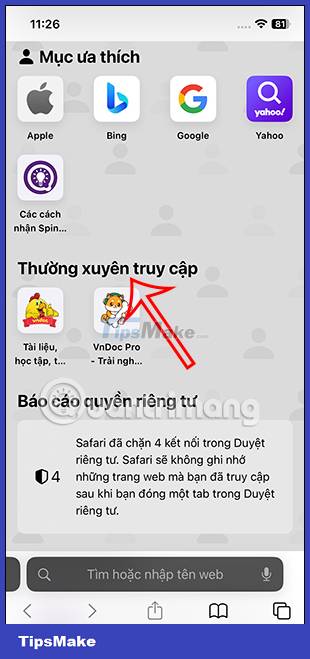 How to turn off frequent access on Safari Picture 6