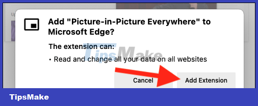 How to turn on Picture in Picture on Edge is extremely simple Picture 9