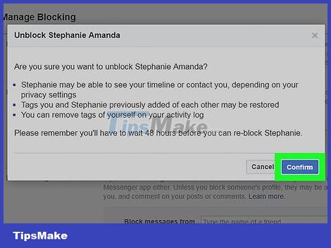 How to Unblock Someone on Facebook Picture 13