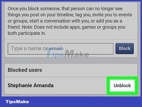 How to Unblock Someone on Facebook Picture 6