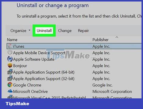 How to Uninstall iTunes Picture 7