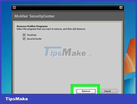How to Uninstall McAfee Security Center Picture 8