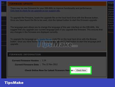 How To Update Router Firmware - TipsMake.com