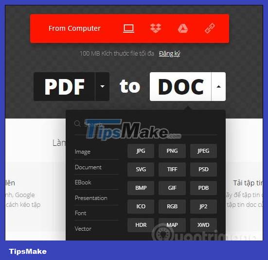 How to use Convertio complete - Website convert files Picture 13