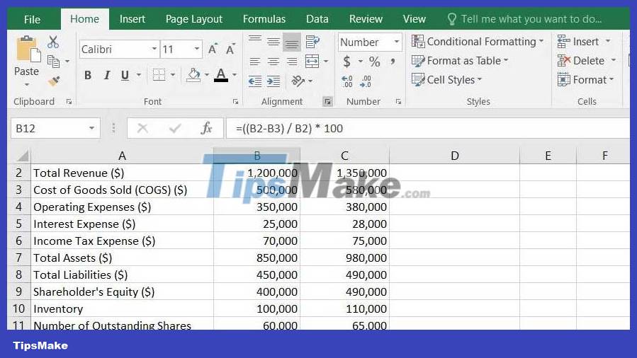 How to use Excel for financial analysis - TipsMake.com