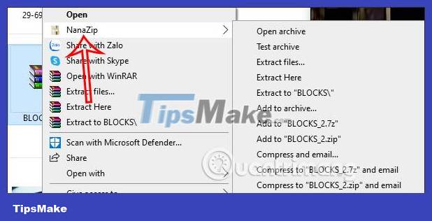 How To Use Nanazip To Compress And Decompress Files On Windows