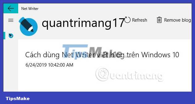 How to use Net Writer to write blogs on Windows 10 - WordPress and Google Blogger support Picture 11