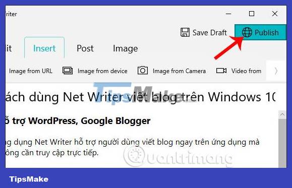 How to use Net Writer to write blogs on Windows 10 - WordPress and Google Blogger support Picture 9