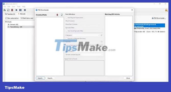 How to use RSS feed to automatically download torrents Picture 7