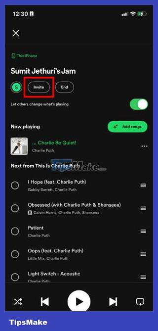 How to use Spotify's Jam feature to create playlists from many people Picture 2