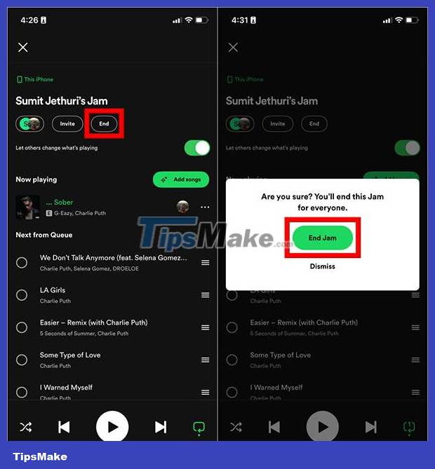 How to use Spotify's Jam feature to create playlists from many people Picture 9