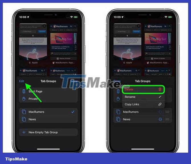 How to use Tab Groups in Safari on iOS 15 Picture 5