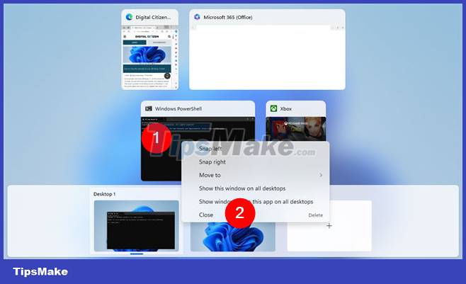 How to use Task View on Windows 11 Picture 19