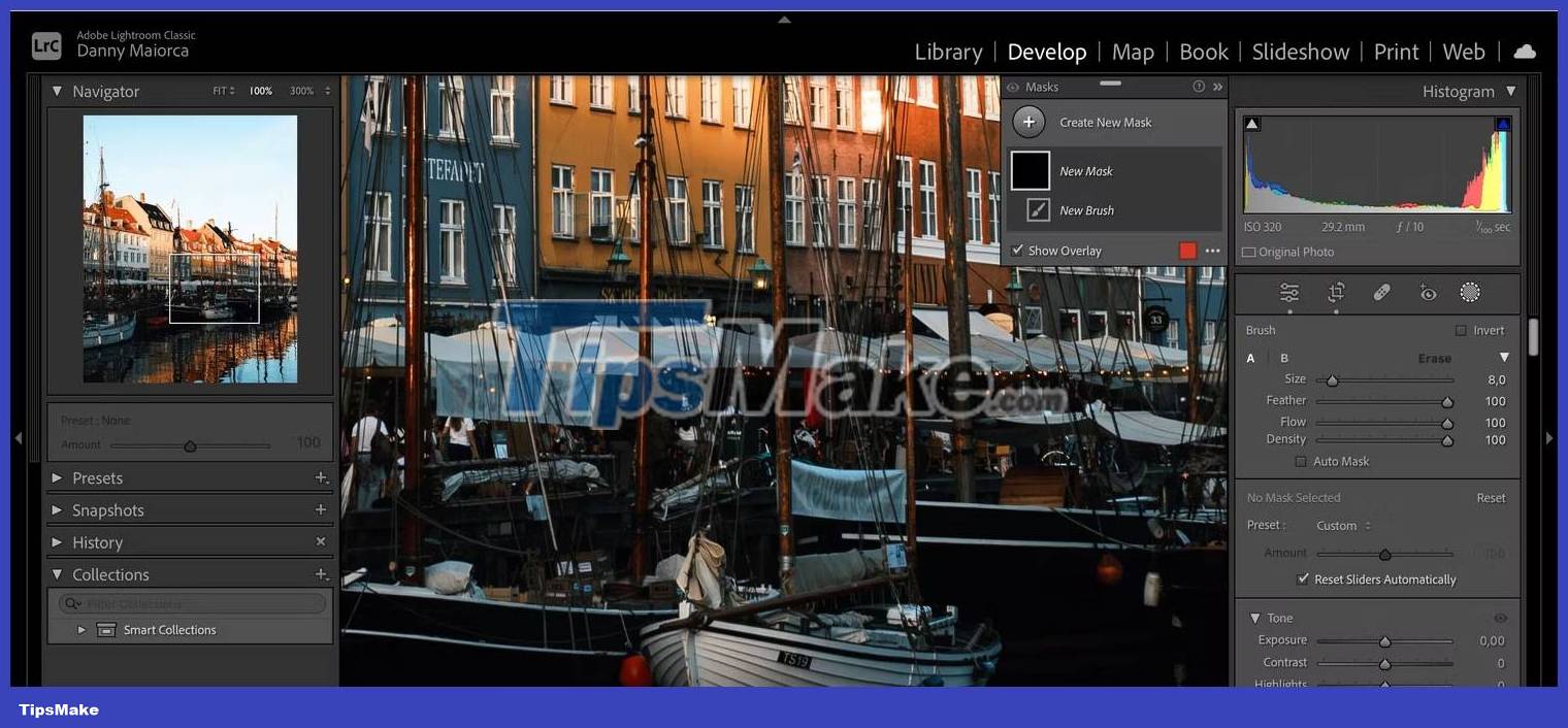 How to use the Brush tool in Adobe Lightroom Picture 4
