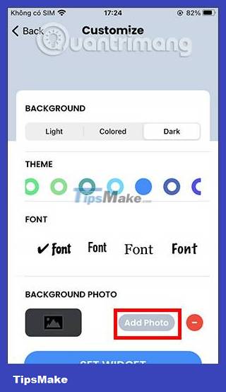 How to use ‎Color Widgets to create calendar and battery widgets on iOS Picture 5