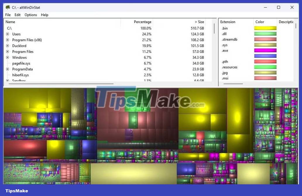 How to visualize and reclaim memory on Windows with altWinDirStat Picture 3
