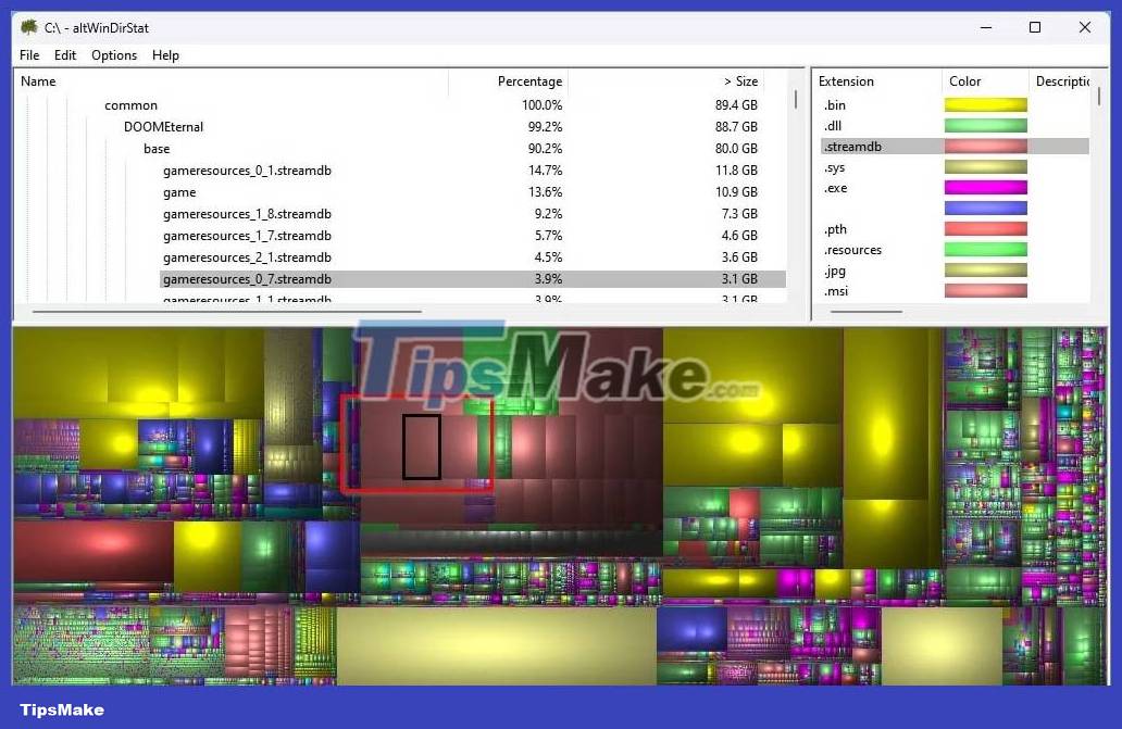 How to visualize and reclaim memory on Windows with altWinDirStat Picture 5