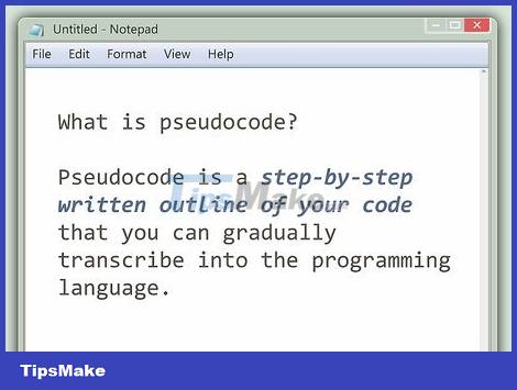 How to Write Pseudocode - TipsMake.com