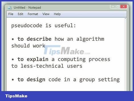 How to Write Pseudocode - TipsMake.com