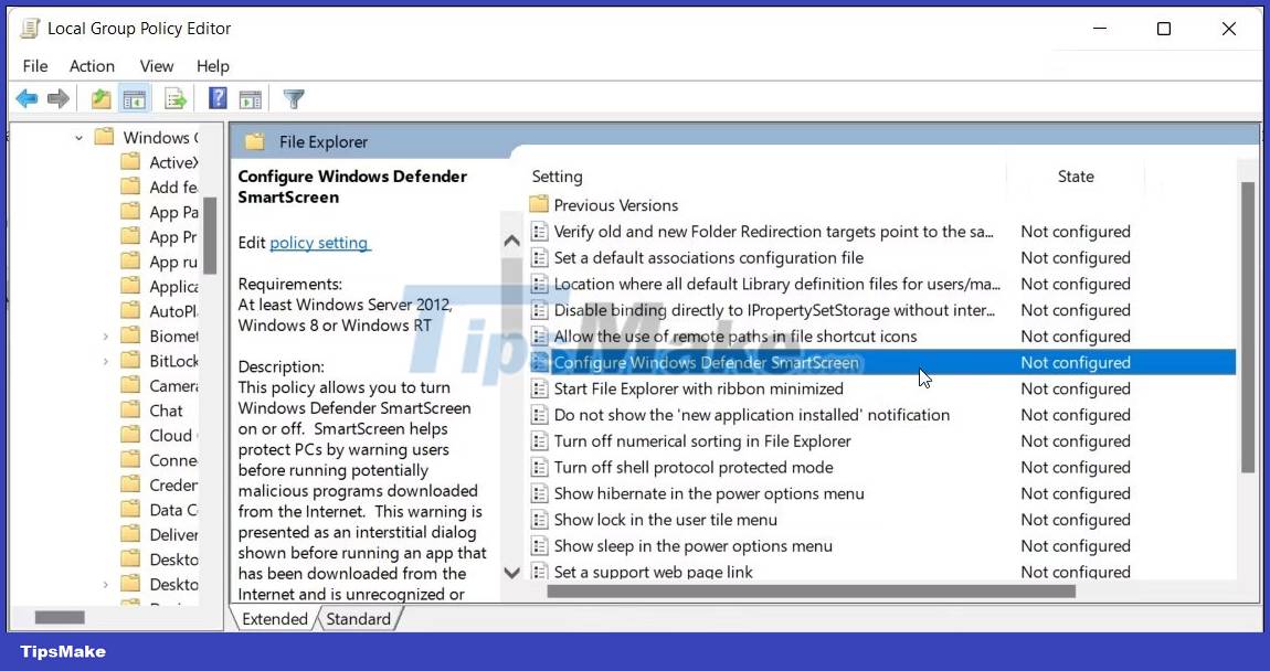 Instructions for activating or disabling SmartScreen filter on Windows Picture 17