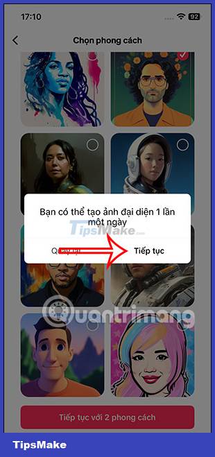 Instructions for creating AI avatar images on TikTok Picture 7
