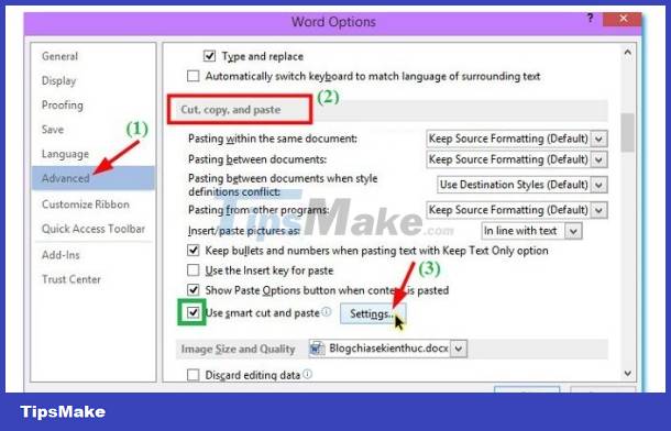 Instructions for fixing split text errors - dropped lines in Word Picture 3